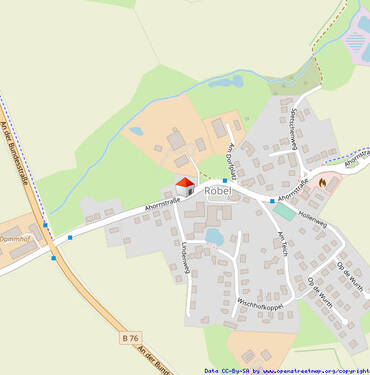 Lageplan - Reihenendhaus mit 75,00 m² in Röbel zum Kaufen