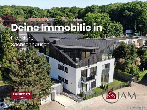 Hausansicht - Luxuriöses Neubauensemble in Frankfurt Sachsenhausen Exklusives Wohnen mit Tiefgarage und E-Ladestation