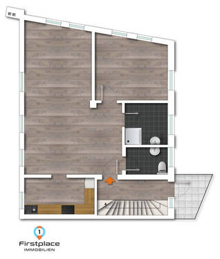 Whg OG unmöbliert - 