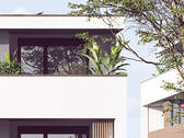 Außenvisualisierung_Haus_A_Detail_Serivce_Wohnen_B - Penthouse-Wohnjuwel mit großer Dachterrasse - 3-Zimmer-Wohnung 55+ - Service Wohnen im Neubau (71), Breitengüßbach