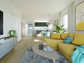 WE24 A_Innen-Visu_3-Zi__Fenster abweichend_003.jpg - Etagenwohnung mit 98,00 m&sup2; in Breitengüßbach zum Kaufen