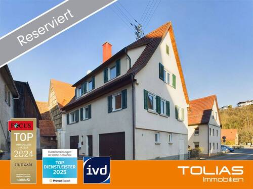 Titelbild - Zwischen Fachwerk & Feldern - Einfamilienhaus mit denkmalgeschützter Scheune in Aurich