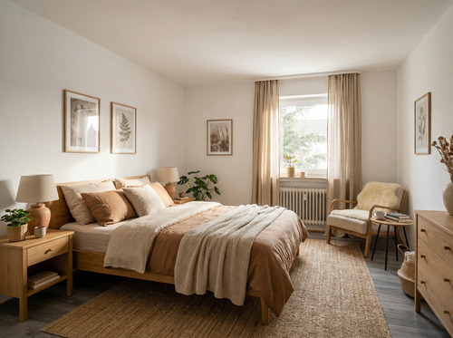 KI generiertes Schlafzimmer - 