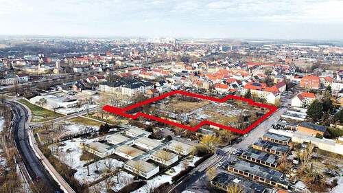 Ansicht Grundstück - Baugrundstück in Zentrumslage von Staßfurt