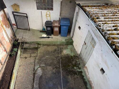 Blick vom OG in den Hof - 