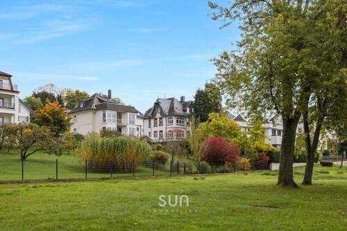 HAUSANSICHT - AM MAARSGRUD - Wo Jugendstil auf Lebensgefühl trifft - stilvoller Altbau-5-Zimmer mit GARTEN