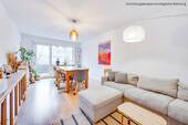 Einrichtungsbeispiel Wohnzimmer - 2 Zimmer Etagenwohnung in München