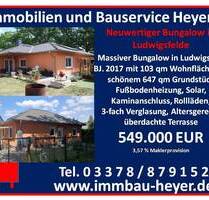 Attraktiver neuwertiger Winkelbungalow in Ludwigsfelde