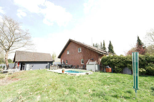 Großer Garten mir div. Obstbäumen - 4 Zimmer Doppelhaushälfte in Hollenstedt / Ochtmannsbruch