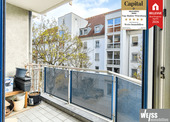 Blick von Balkon - 2-Zimmer Wohnung mit großem Potenzial in Grombühl