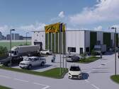 Visualisierung - Die Rarität!!! Optimale Neubau-Logistikhalle mit Rampenandienung