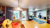 Wohnzimmer mit Zugang Wintergarten - Mehrfamilienhaus, Wohnhaus mit 99,00 m² in Ingolstadt zum Kaufen