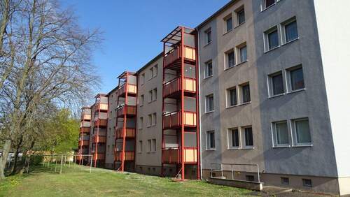 Rückansicht - 2 Zimmer Etagenwohnung in Nordhausen