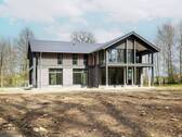 Ansicht Garten - Ihr neues Zuhause in Melle: Einfamilienhaus im Rohbau in naturnaher Umgebung