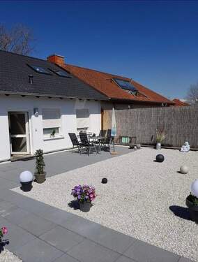 Haus Terrasse.jpg - Vermietetes Mehrfamilienhaus mit Gewerbe in bester Lage Saarlouis, 2 Häuser, können auch getrennt verkauft werden
