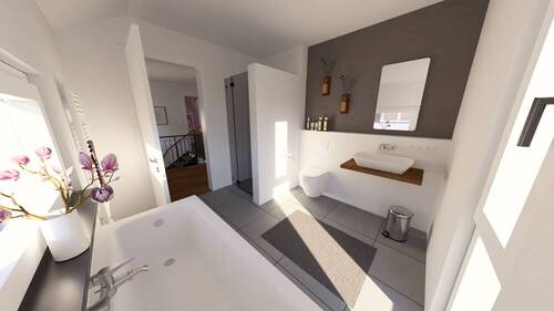 Einrichtungsbeispiel DG Badezimmer - 