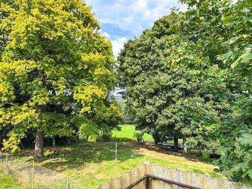 Blick von der Terrasse nach Nordosten - 8 Zimmer Einfamilienhaus in Steinigtwolmsdorf
