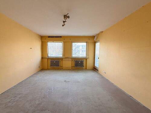 Wohnzimmer Ansicht 1 - 2 Zimmer Etagenwohnung in Heilbronn