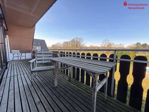 Aussicht vom Balkon - Einfamilienhaus mit 206,00 m² in Bramsche zum Kaufen