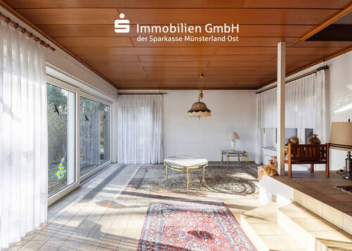 Wohnzimmer - 7 Zimmer Einfamilienhaus in Münster / Kinderhaus