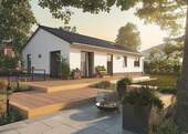 BG100 - Gartenansicht - Der Bungalow für jedes Alter in Tunzenhausen - modern und vielseitig