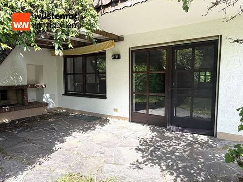 Sonnenterrasse mit Außenkamin - 