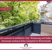 Frisch sanierte & möblierte City-Wohnung mit Balkon - charmant wohnen Ecke Leinpfad in Winterhude - Hamburg