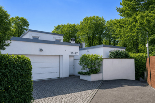 Großzügiges Architektenhaus in Waldrandlage - 1 Zimmer Einfamilienhaus zum Kaufen in Erkrath