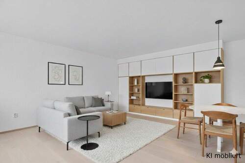 Wohnzimmer (KI-möbliert) - 