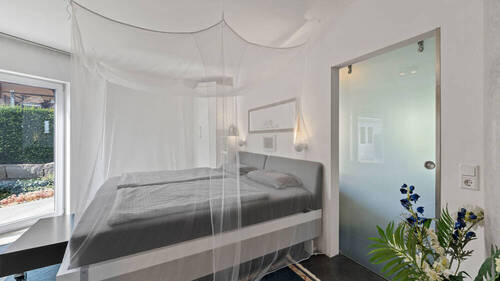 Schlafen mit Gartenblick - 