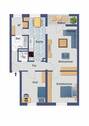 Grundrissplan - Etagenwohnung mit 78,00 m² in Nürnberg zum Kaufen