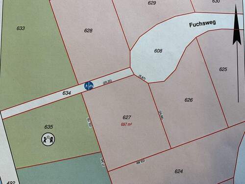 Grundstück Nr. 6 - Bauplatz Nr. 6 im neuen Baugebiet Bippen NordWest II