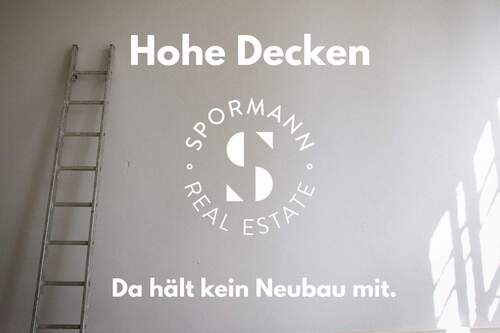 hohe Decken - 3 Zimmer Etagenwohnung zum Kaufen in Düsseldorf