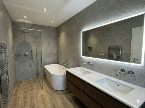 Badezimmer (KI-Visualisierung) - 