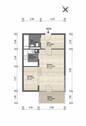 Grundriss der Wohnung - 