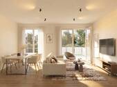 Beispiel-Wohnzimmer - Etagenwohnung mit 79,00 m&sup2; in Norderstedt / Garstedt zum Kaufen