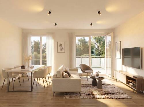 Beispiel-Wohnzimmer - Etagenwohnung mit 79,00 m&sup2; in Norderstedt / Garstedt zum Kaufen