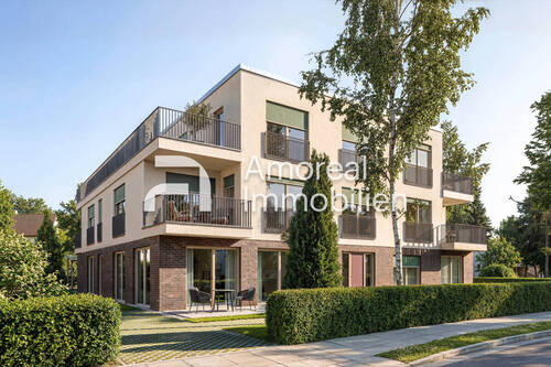 Visualisierung Vorne - Schlu?sselfertiges KFW 40 Mehrfamilienhaus mit 14WE und Fitnessraum