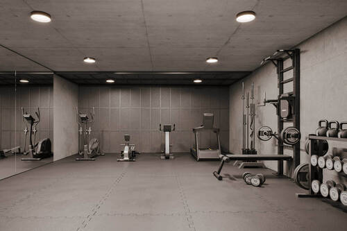 Visualisierung Fitnessraum - 
