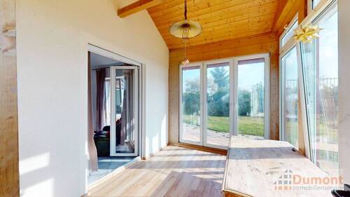 Wintergarten der 95 qm Einheit - 