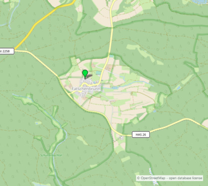 Lageplan - Grundstück zum Kaufen in Oberaurach