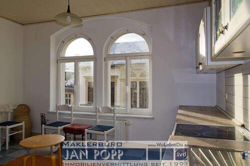 Küche mit EBK - Etagenwohnung mit 72,00 m&sup2; in Greiz zur Miete