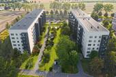 Visualisierung Gebäudeansicht - TRAUMHAFTES AMBIENTE moderne 2-Raum-Wohnung mit Tageslichtbad und Balkon