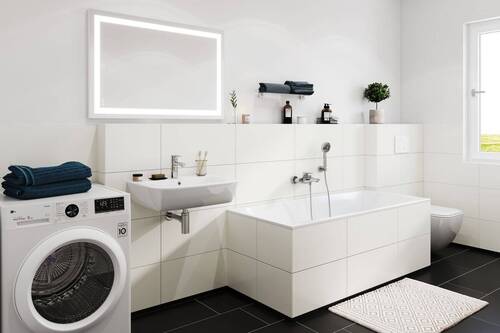Visualisierung Badezimmer - 2 Zimmer Etagenwohnung zur Miete in Kitzscher