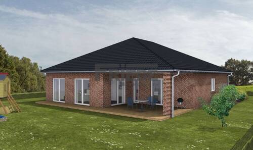 Rückansicht - 4 Zimmer Einfamilienhaus in Lauenburg/Elbe