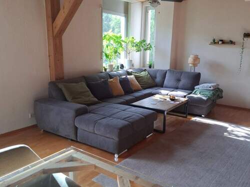 Wohnzimmer - helle zentrale Stadtwohnung (Altbau)