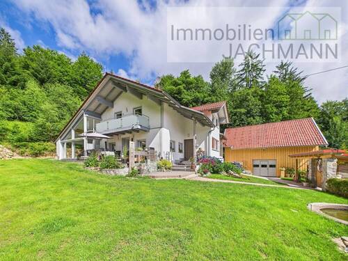 Süd-West-Ansicht - 8 Zimmer Einfamilienhaus zum Kaufen in Schaufling