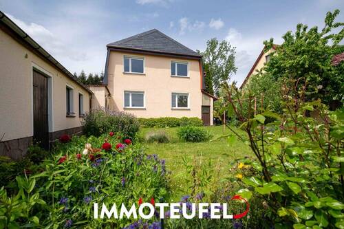 Gartenansicht - Einfamilienhaus mit 152,00 m&sup2; in Burgstädt zum Kaufen