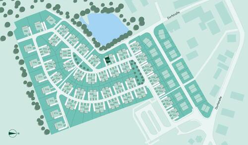 Lageplan Haus 018 Neuseengärten - 