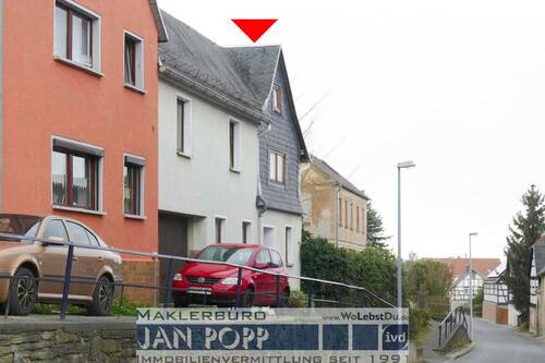 Staßenansicht - 5 Zimmer Mehrfamilienhaus, Wohnhaus zum Kaufen in Mohlsdorf-Teichwolframsdorf